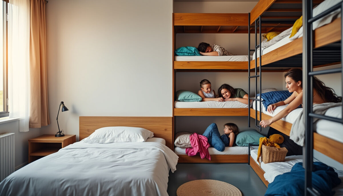 découvrez des hébergements abordables pour dormir seul ou en partage, et économisez sur vos nuits tout en profitant de confort et convivialité.